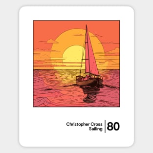 Christopher Cross / Minimalist Graphic Design Artwork Magnet